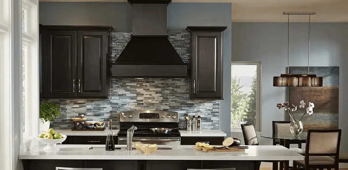 Kitchen cabinet painting and refinishing in a modern kitchen in Irvine, CA